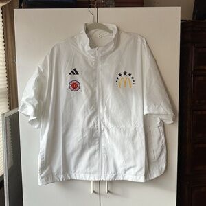 Adidas McDonalds All American Shooter Basketball Shirt White Men Sz Large IS7034